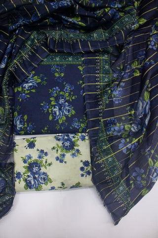 DP-0406- 3 Piece Lawn Printed UnStitched Suit