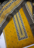 WKU-0117-3 Piece Khaddar Printed Unstitched Suit