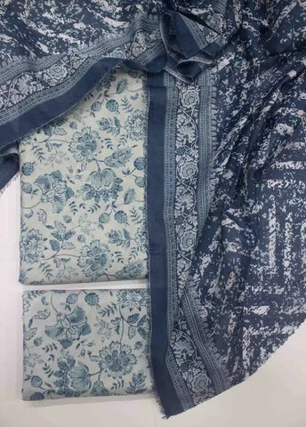 WKU-178- 3 Piece Khaddar Printed UnStitched Suit