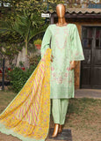 SMLF-EMB-423 B - 3 Piece Embroidered Stitched Suit