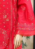 SMLF-EMB-440 A - 3 Piece Embroidered Stitched Suit