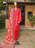 SMLF-EMB-441 B - 3 Piece Embroidered Stitched Suit