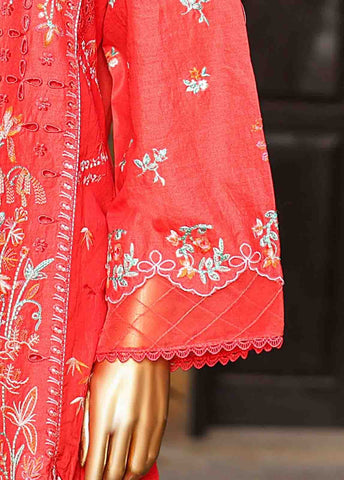 SMLF-EMB-449 B - 3 Piece Embroidered Stitched Suit