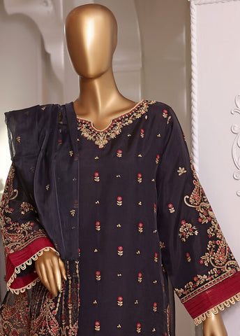 Bin Saeed Fabric - AM-D18 -  3 Piece Organza Formal