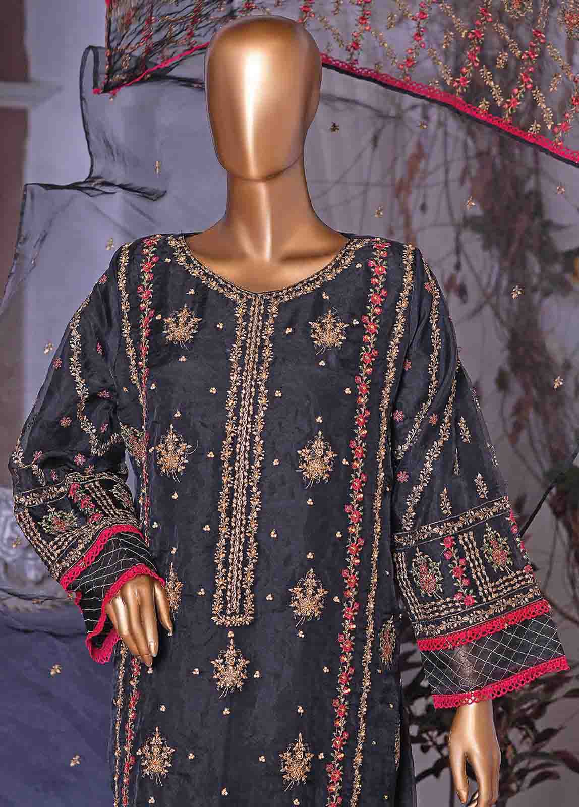 Bin Saeed Fabric - AM-D20 - 2 Piece Organza Formal