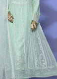 AMC-4005 D - 3 Piece Embroidered Chiffon