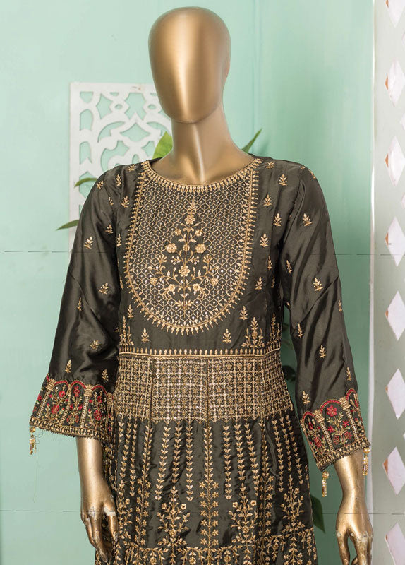 Bin Saeed Fabric - AQS-1017 F- Frock Style Kurta