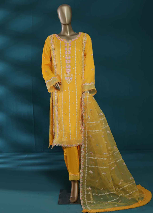 ASP-c0017 - 3 Piece Embroidered Chiffon