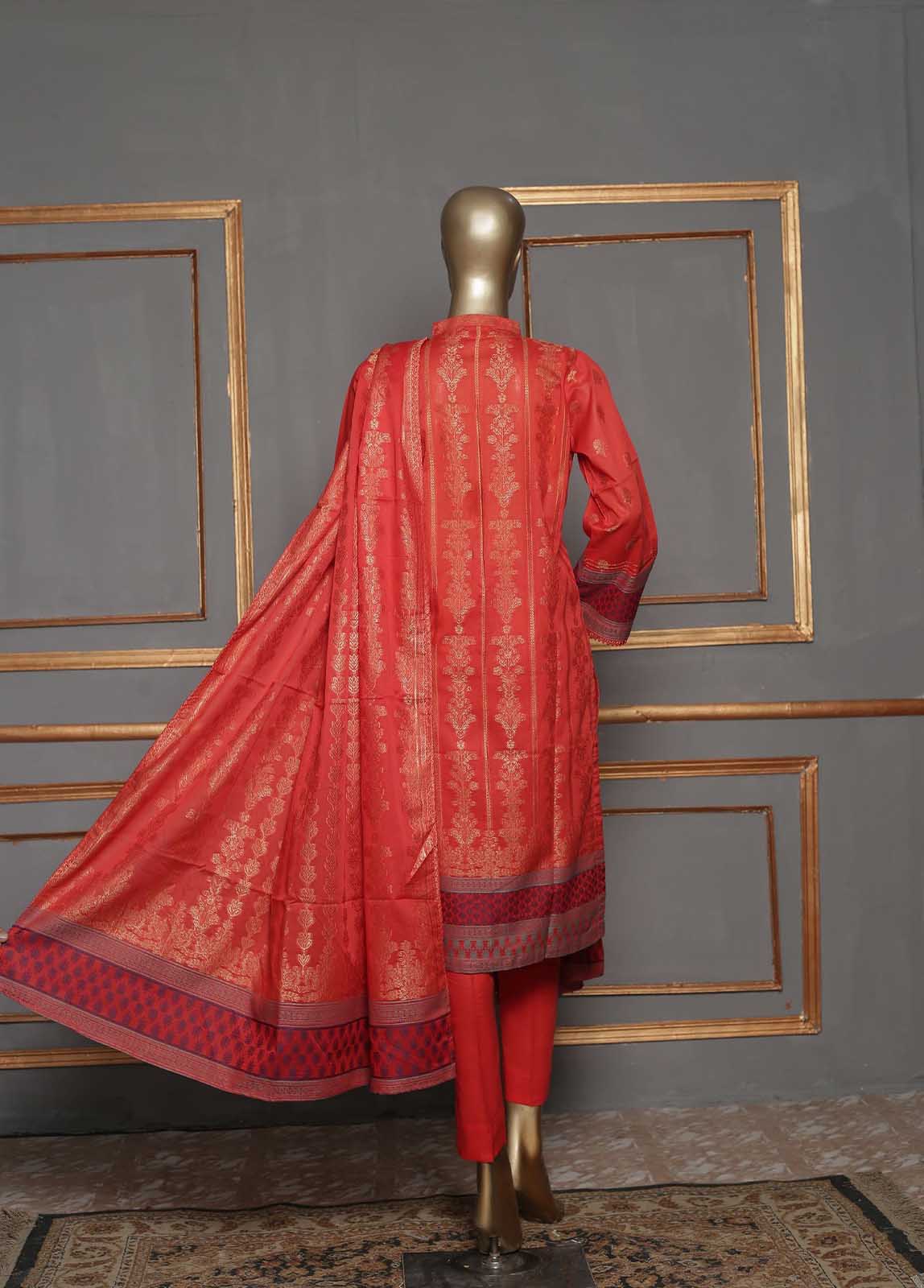 Bin Saeed Fabric - BNS-2210- 3 PIece Jacquard