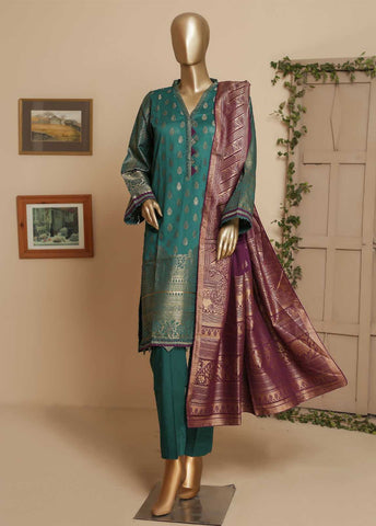 Bin Saeed Fabric - BNS-2218- 3 PIece Jacquard