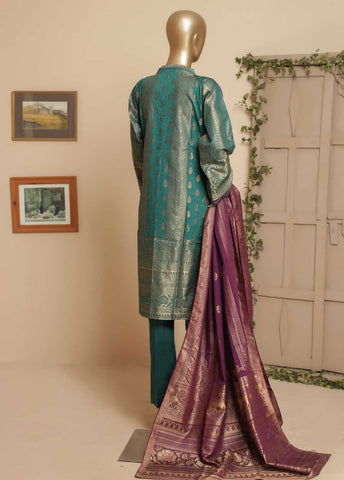 Bin Saeed Fabric - BNS-2218- 3 PIece Jacquard