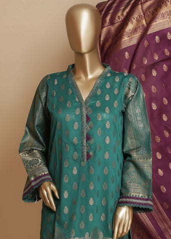 Bin Saeed Fabric - BNS-2218- 3 PIece Jacquard