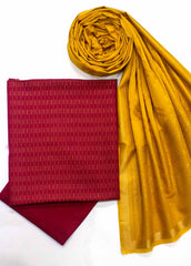 BNU-001 -3 Piece Printed Jacquard