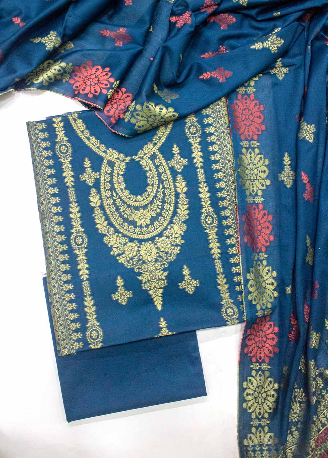BNU-004 -3 Piece Printed Jacquard