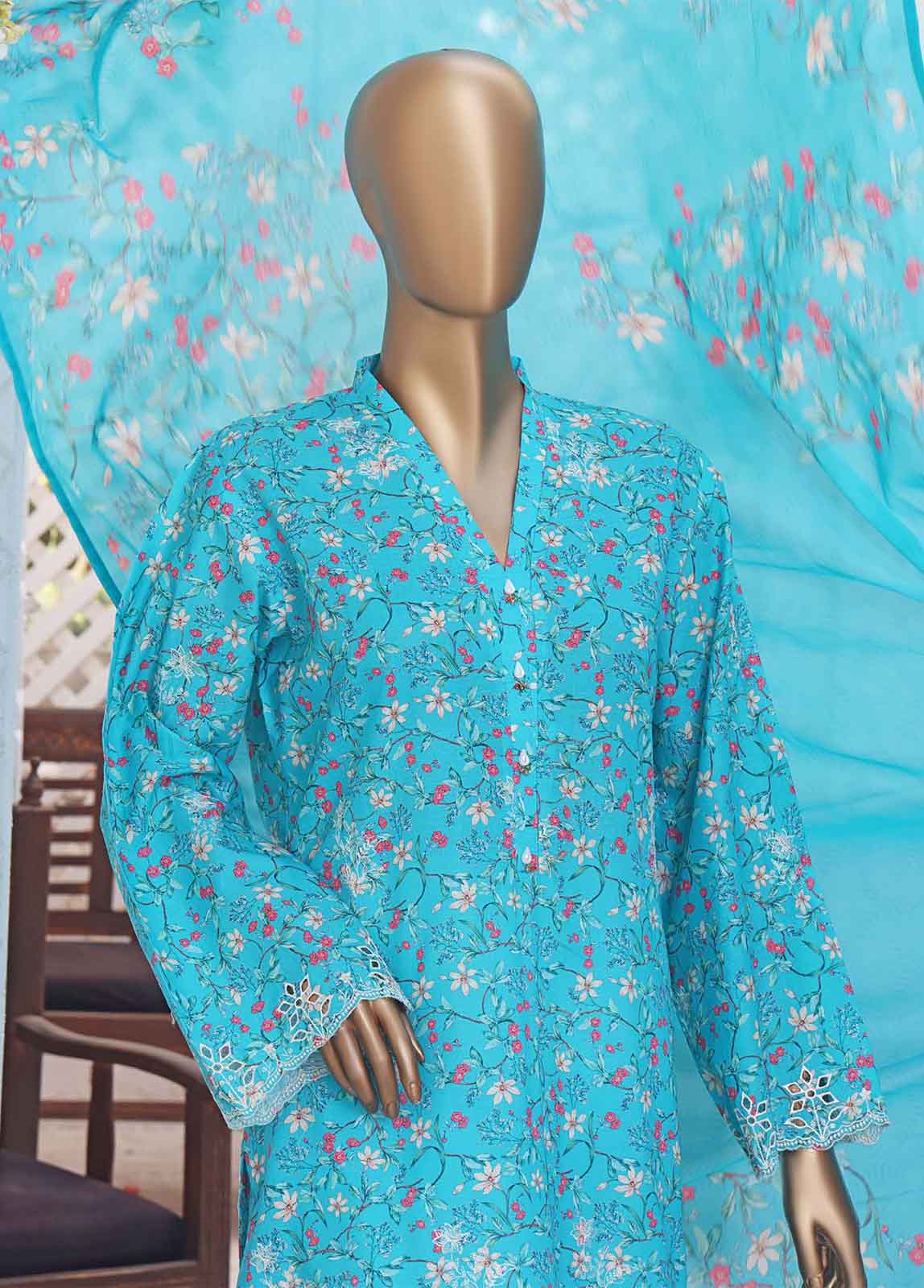CC-0067- 3 Piece Lawn Chikankari