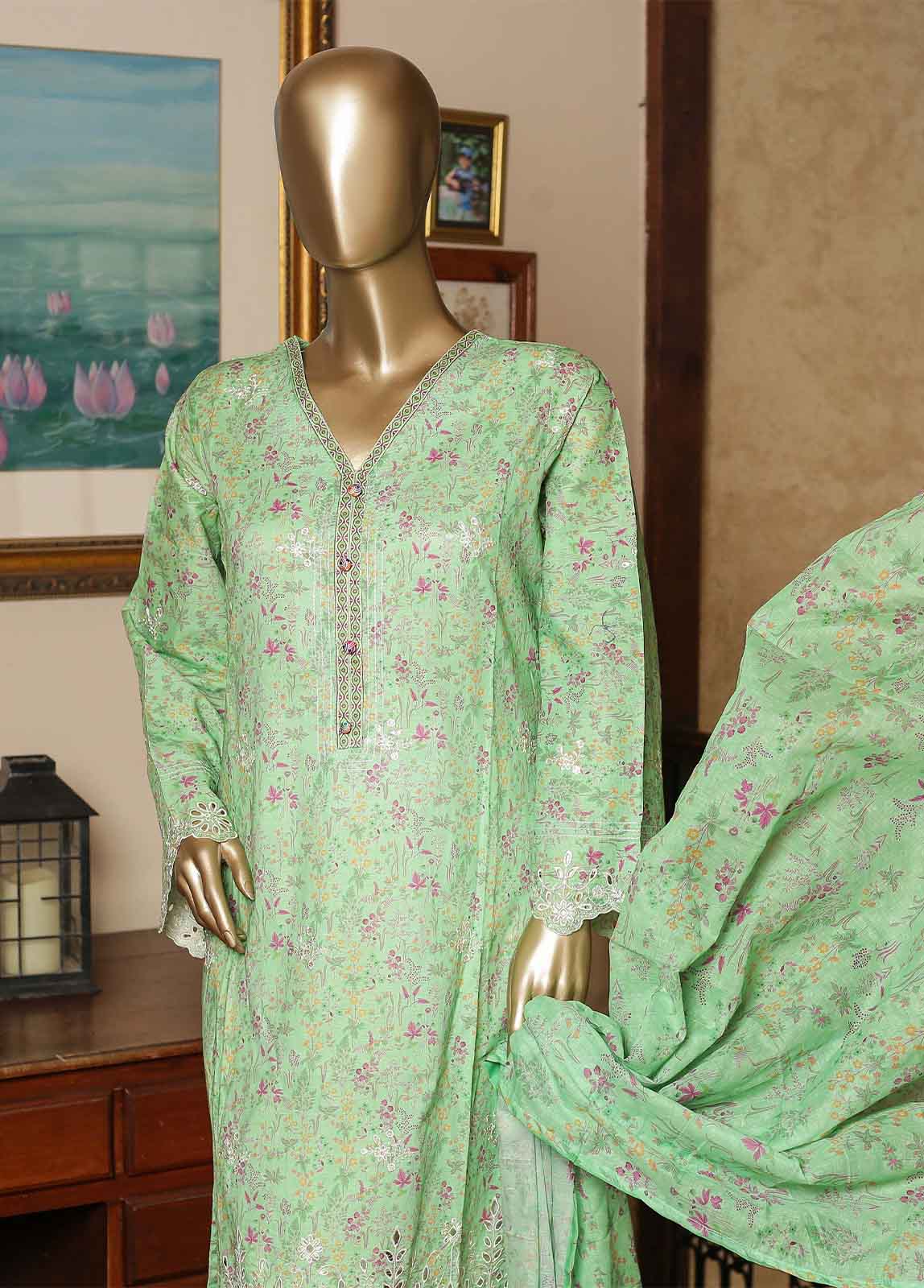 CC-0084 -3 Piece Lawn Chikankari