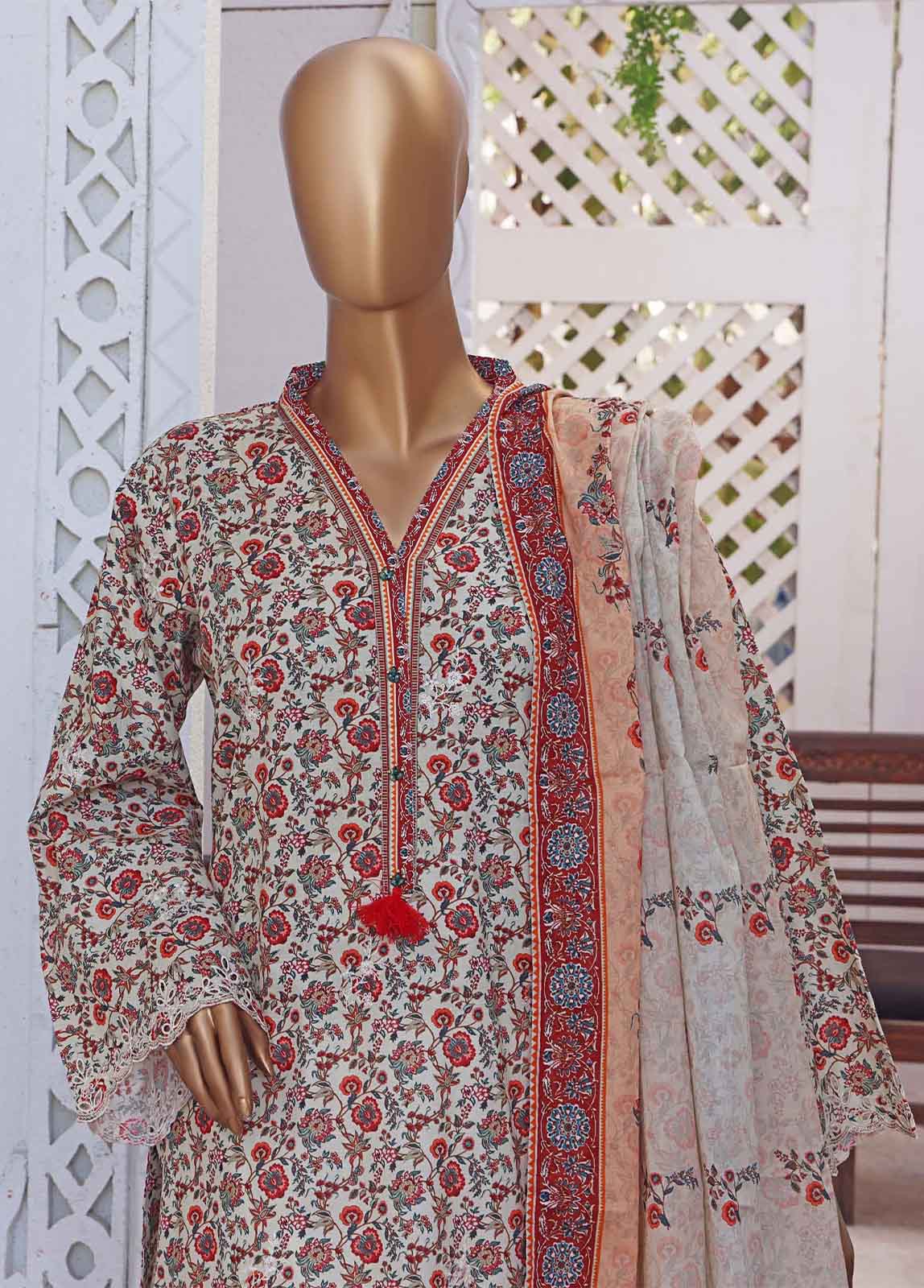 CC-0089- 3 Piece Lawn Chikankari
