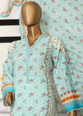 CF-0014 - 3 Piece Printed Cotton Stitched Suit