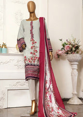 CF-0025 - 3 Piece Printed Cotton Stitched Suit