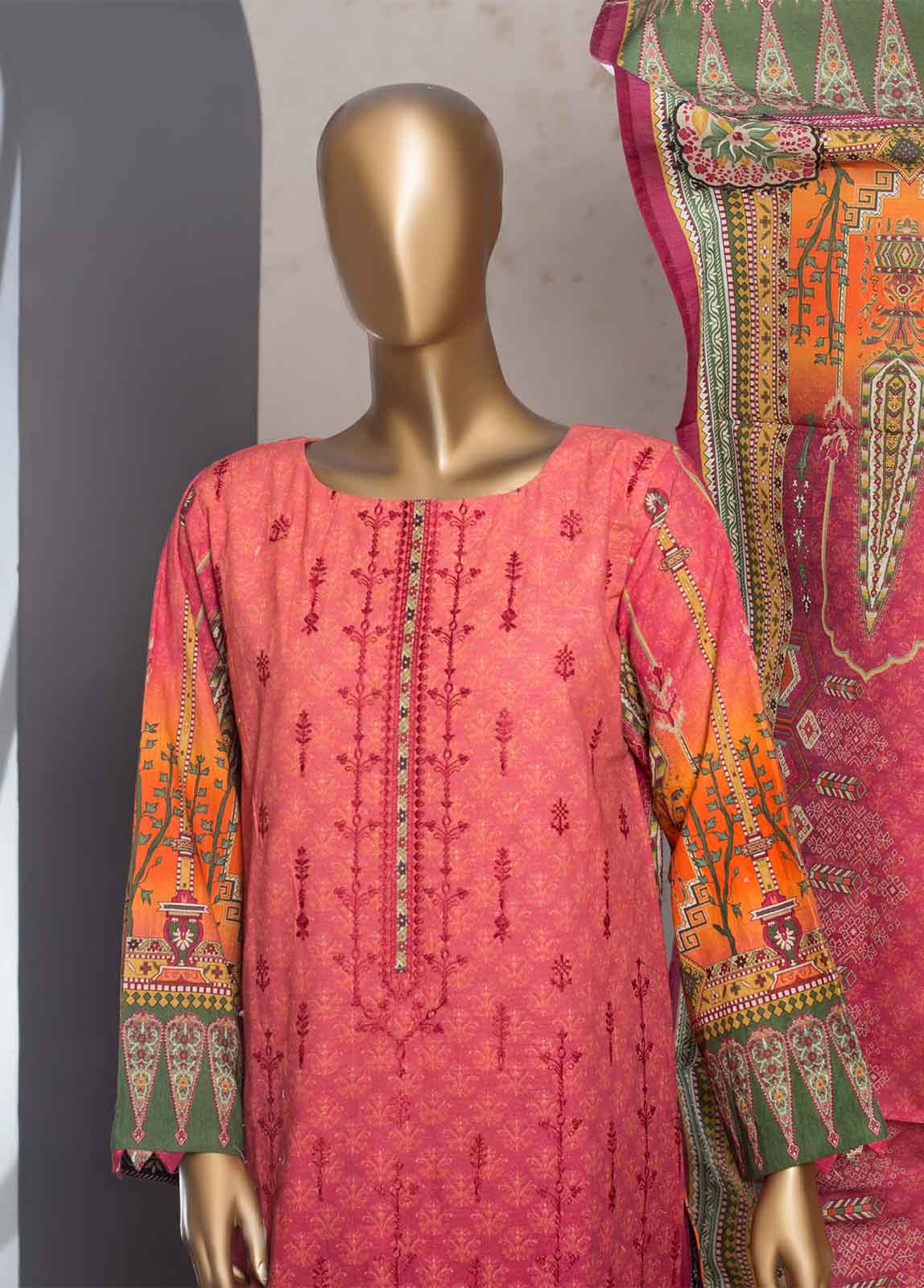 CK-0006- 3 Piece Embroidery Khaddar