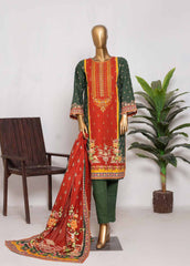 CK-0135- 3 Piece Embroidery Khaddar