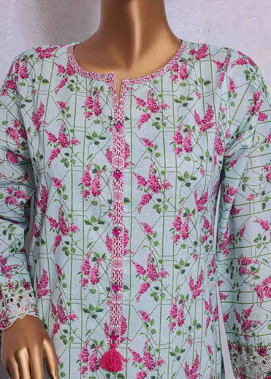 Bin Saeed Fabric - CKC-0103- 2 Piece Lawn Chikankari