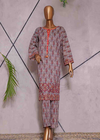 Bin Saeed Fabric - CKC-0105- 2 Piece Lawn Chikankari