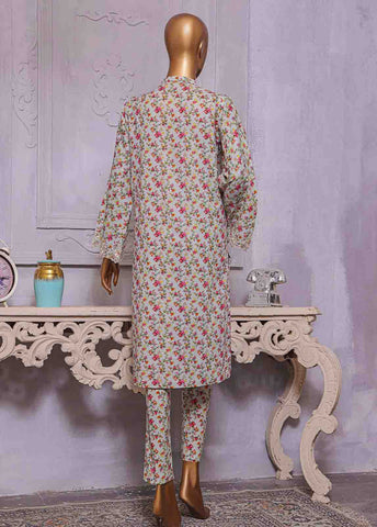 Bin Saeed Fabric - CKC-0107- 2 Piece Lawn Chikankari