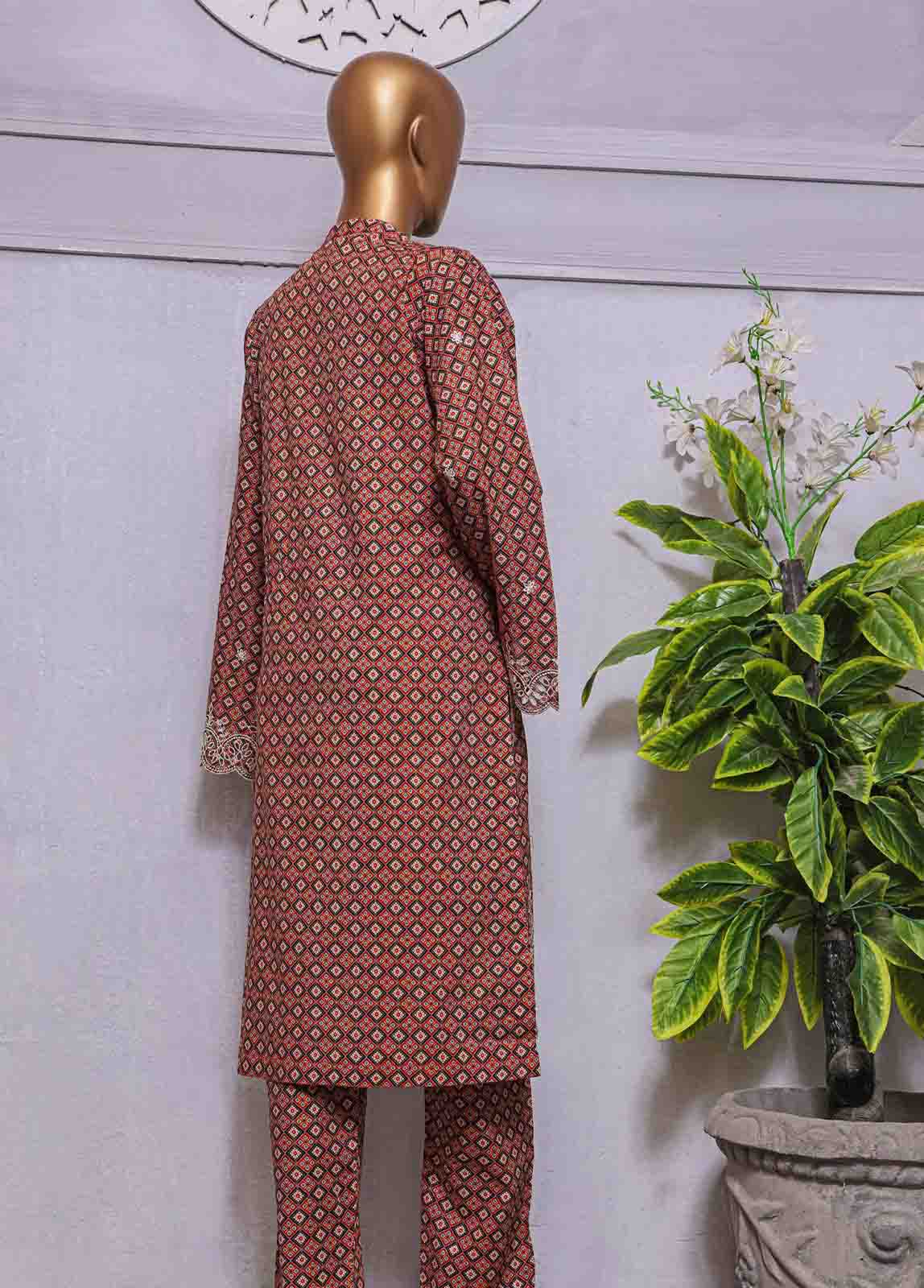 Bin Saeed Fabric - CKC-0115- 2 Piece Lawn Chikankari