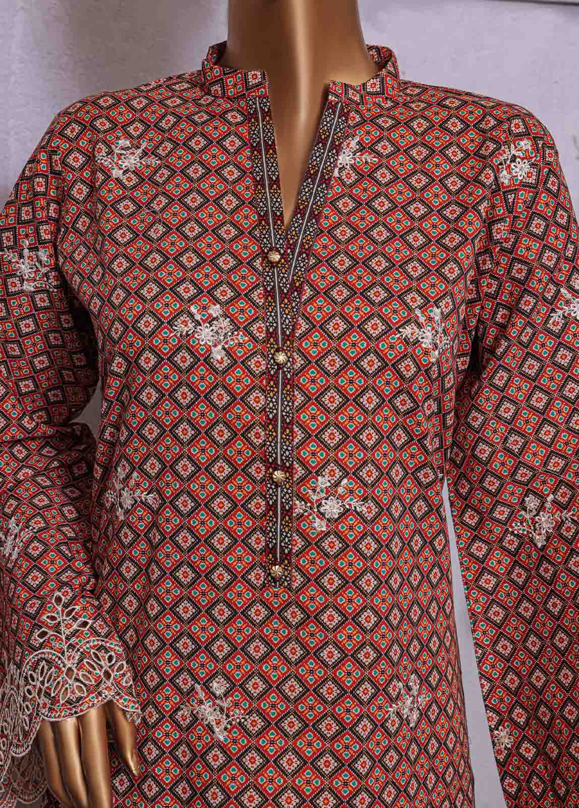 Bin Saeed Fabric - CKC-0115- 2 Piece Lawn Chikankari