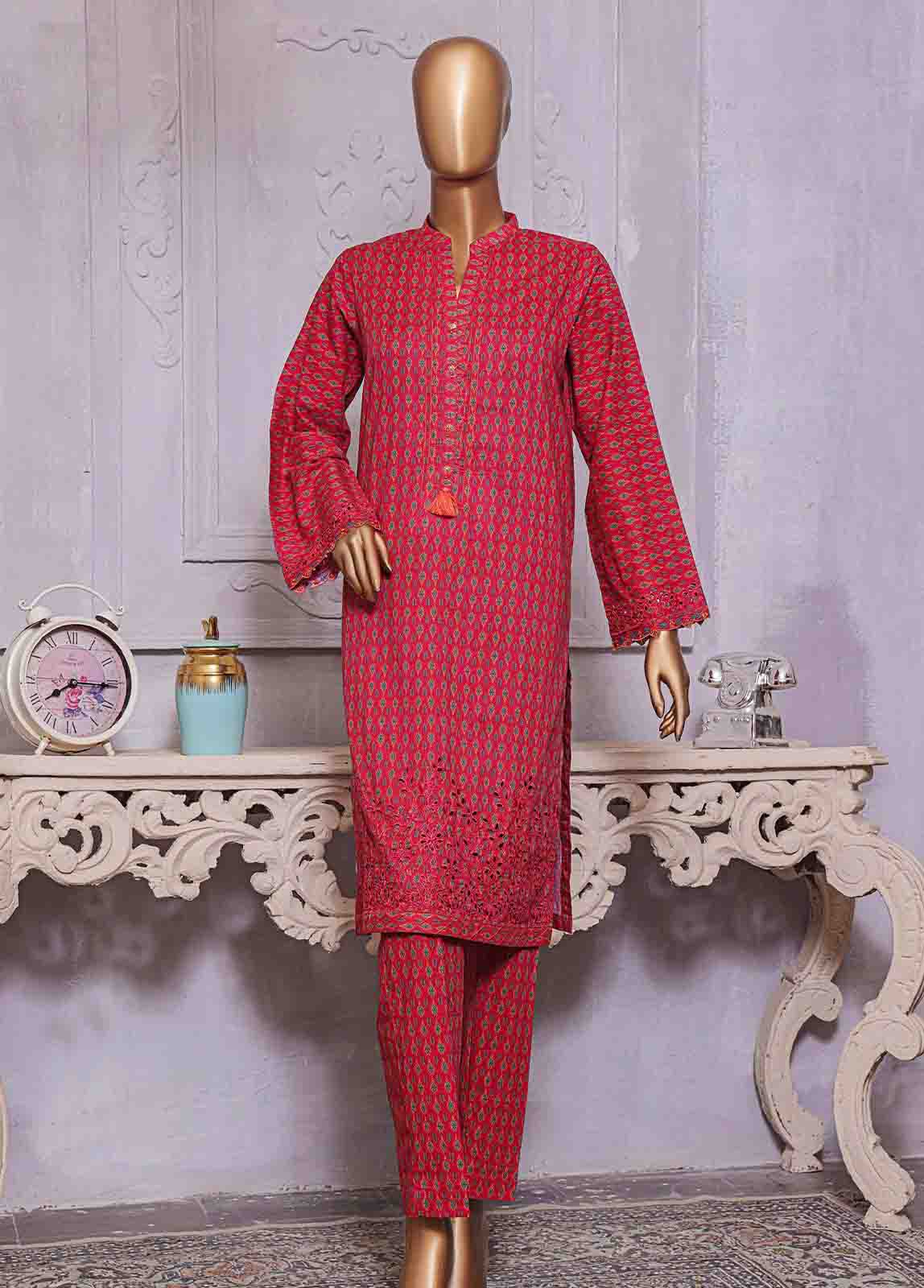 Bin Saeed Fabric - CKC-0117- 2 Piece Lawn Chikankari