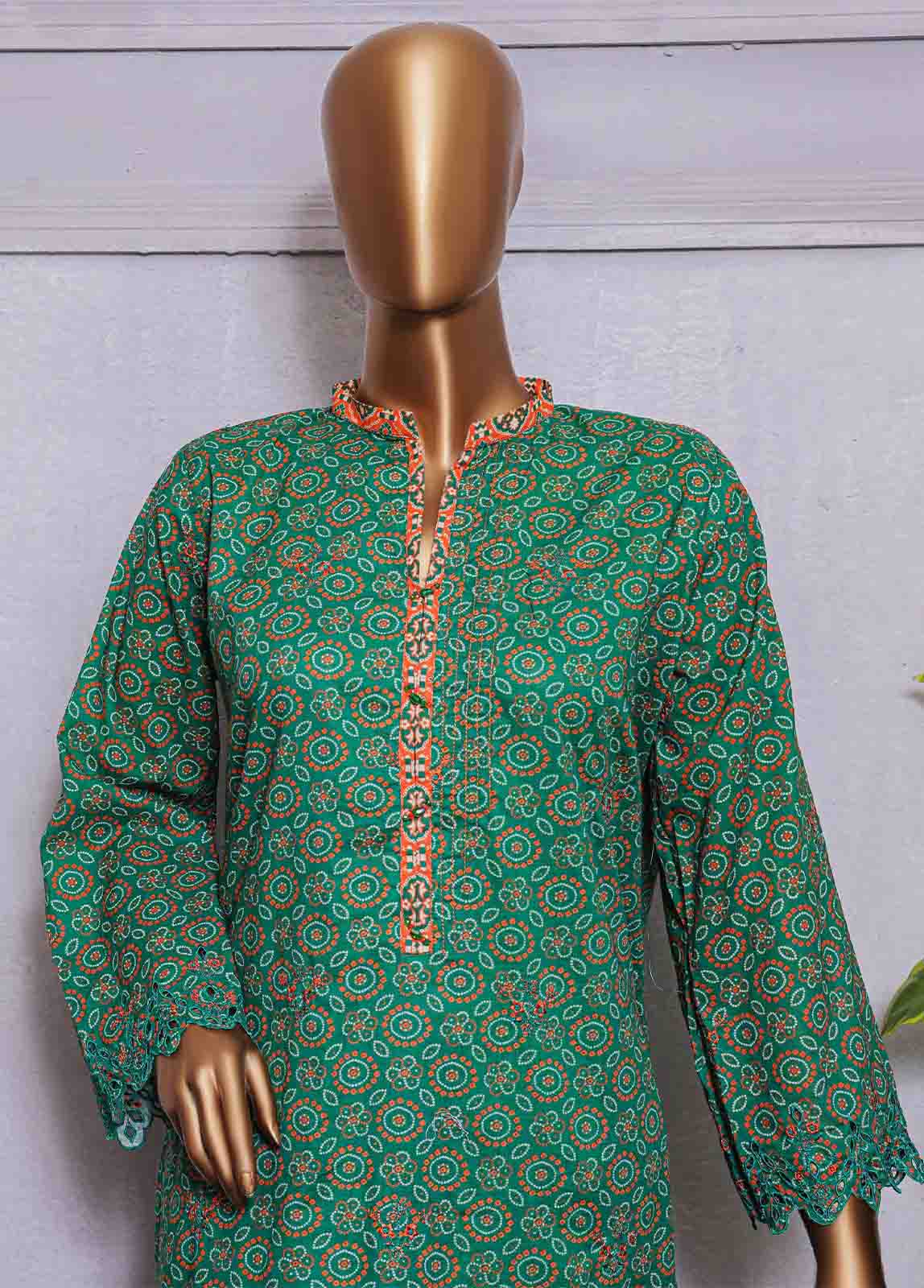 Bin Saeed Fabric - CKC-0136- 2 Piece Lawn Chikankari