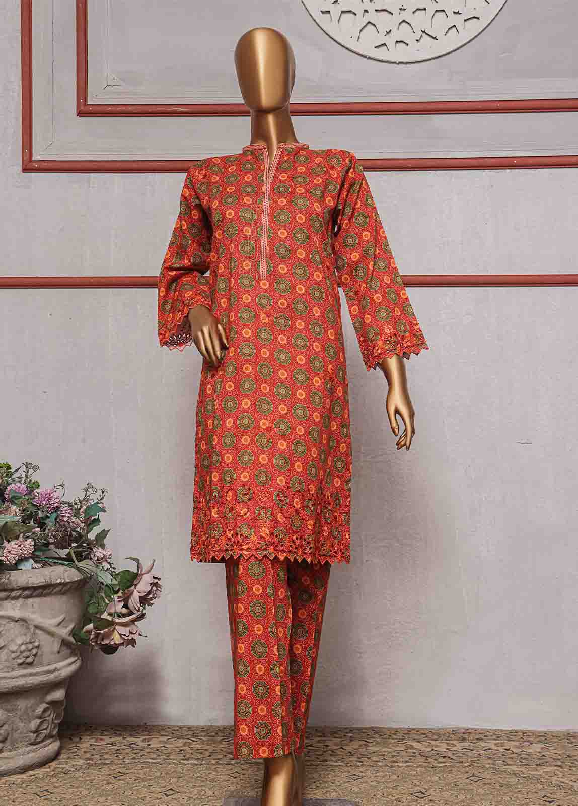 Bin Saeed Fabric - CKC-0139- 2 Piece Lawn Chikankari