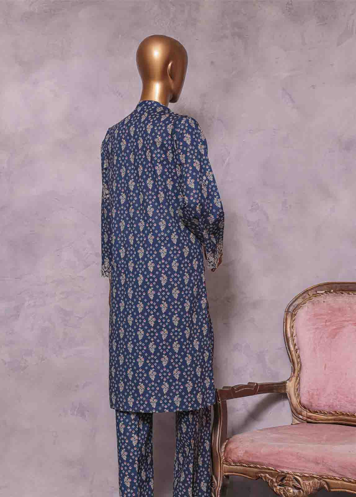 Bin Saeed Fabric - CKC-0146- 2 Piece Lawn Chikankari