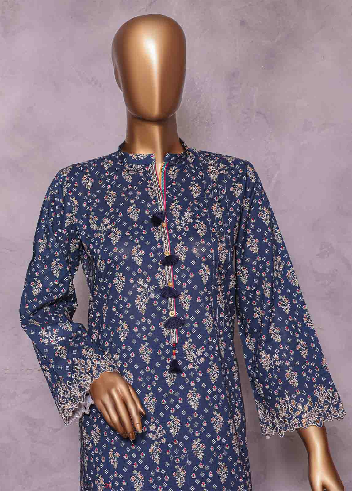 Bin Saeed Fabric - CKC-0146- 2 Piece Lawn Chikankari