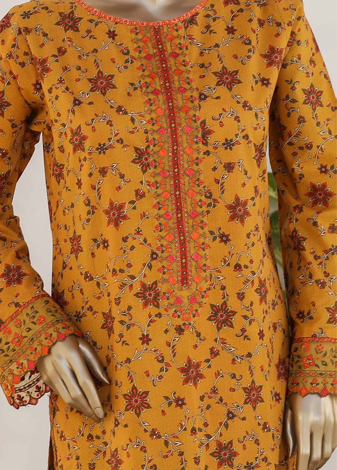 Bin Saeed Fabric - CKE-0152- 2 Piece Lawn Embroidery