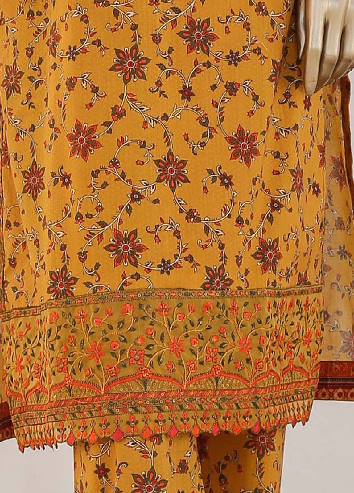 Bin Saeed Fabric - CKE-0152- 2 Piece Lawn Embroidery