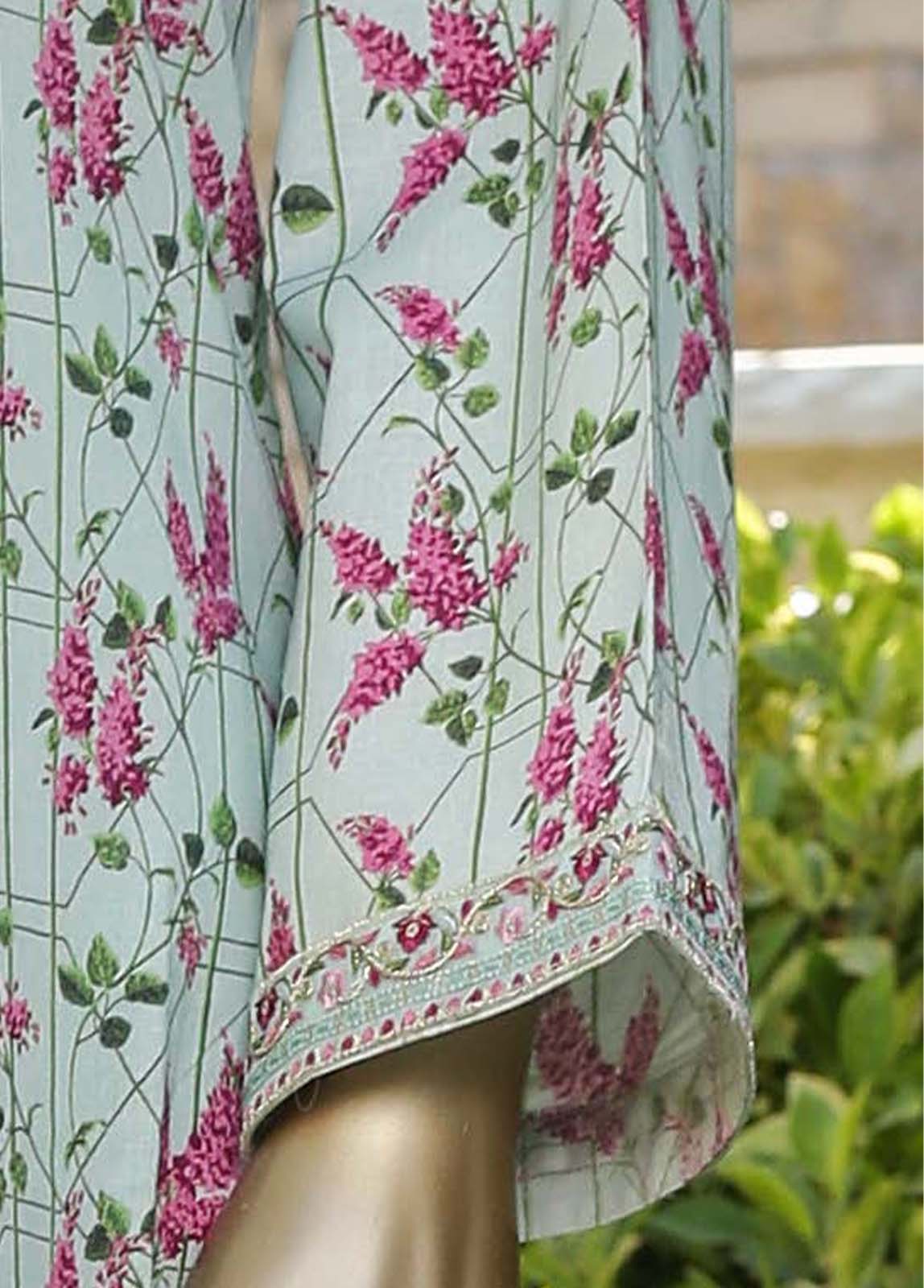 Bin Saeed Fabric - CKE-0154- 2 Piece Lawn Embroidery