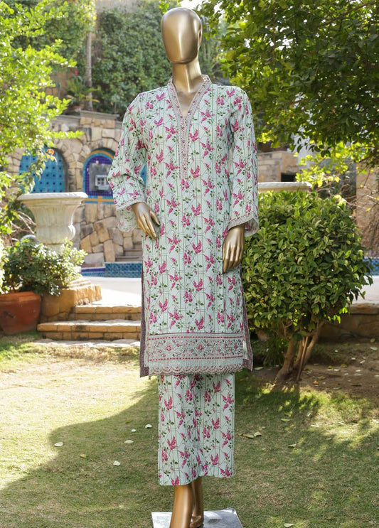 Bin Saeed Fabric - CKE-0154- 2 Piece Lawn Embroidery