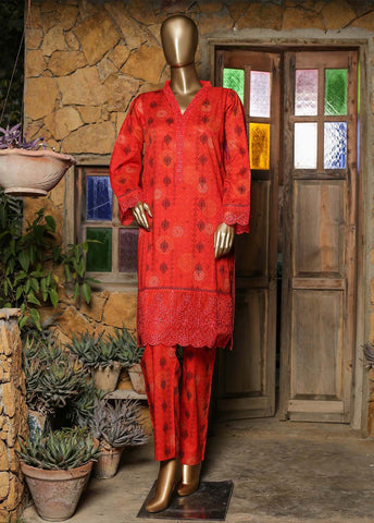 Bin Saeed Fabric - CKE-0160- 2 Piece Embroidery Lawn