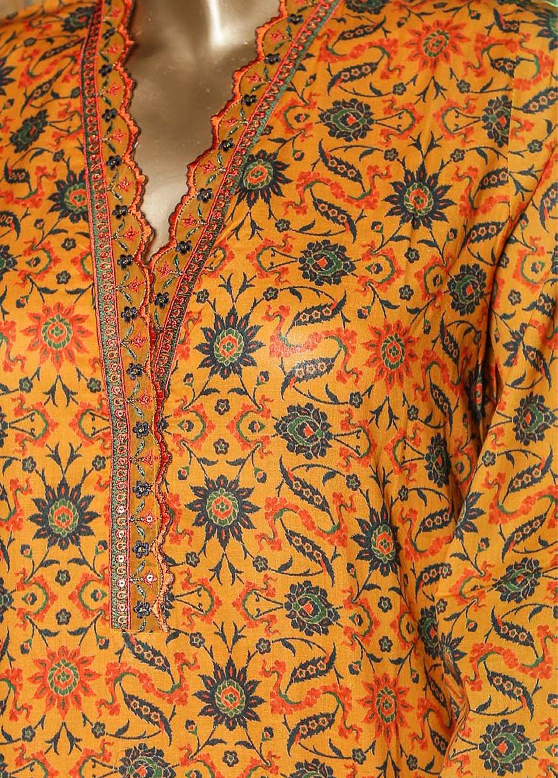 Bin Saeed Fabric - CKE-0164- 2 Piece Embroidery Lawn