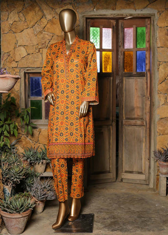 Bin Saeed Fabric - CKE-0164- 2 Piece Embroidery Lawn