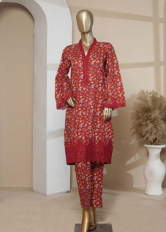 Bin Saeed Fabric - CKE-0169- 2 Piece Embroidery Lawn