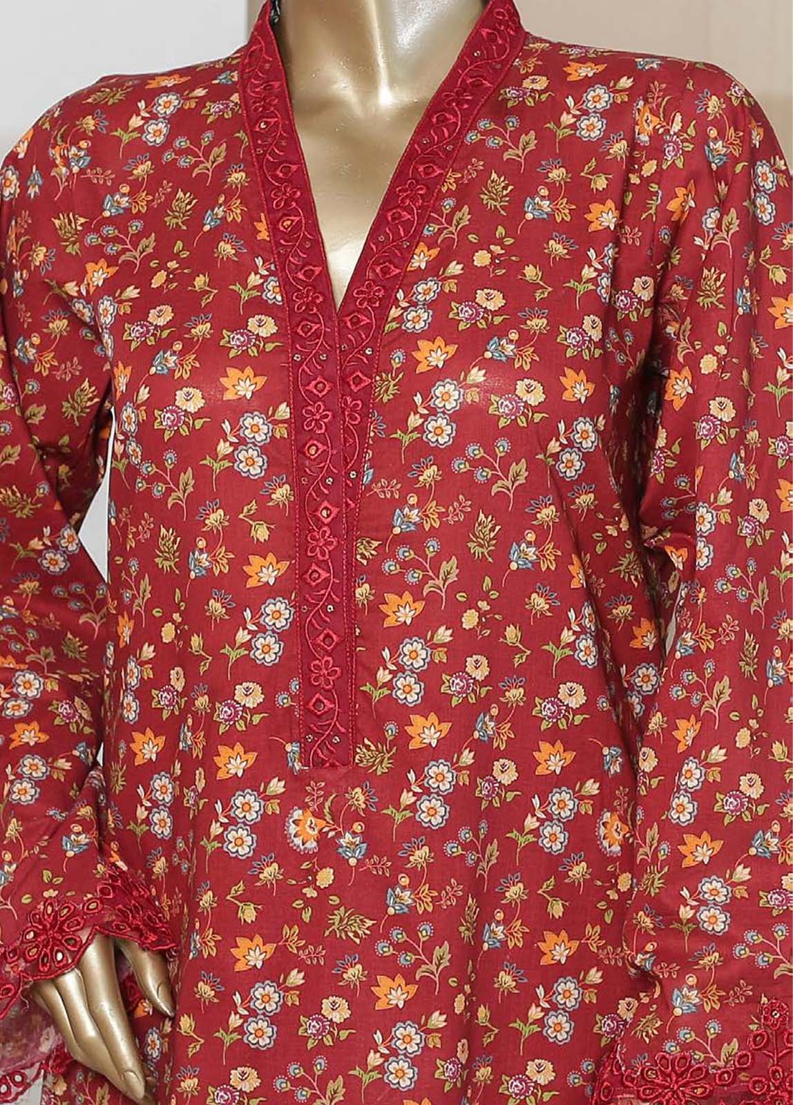 Bin Saeed Fabric - CKE-0169- 2 Piece Embroidery Lawn