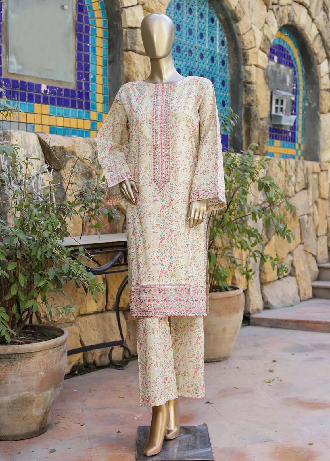 CKE-0173- 2 Piece Embroidery Lawn