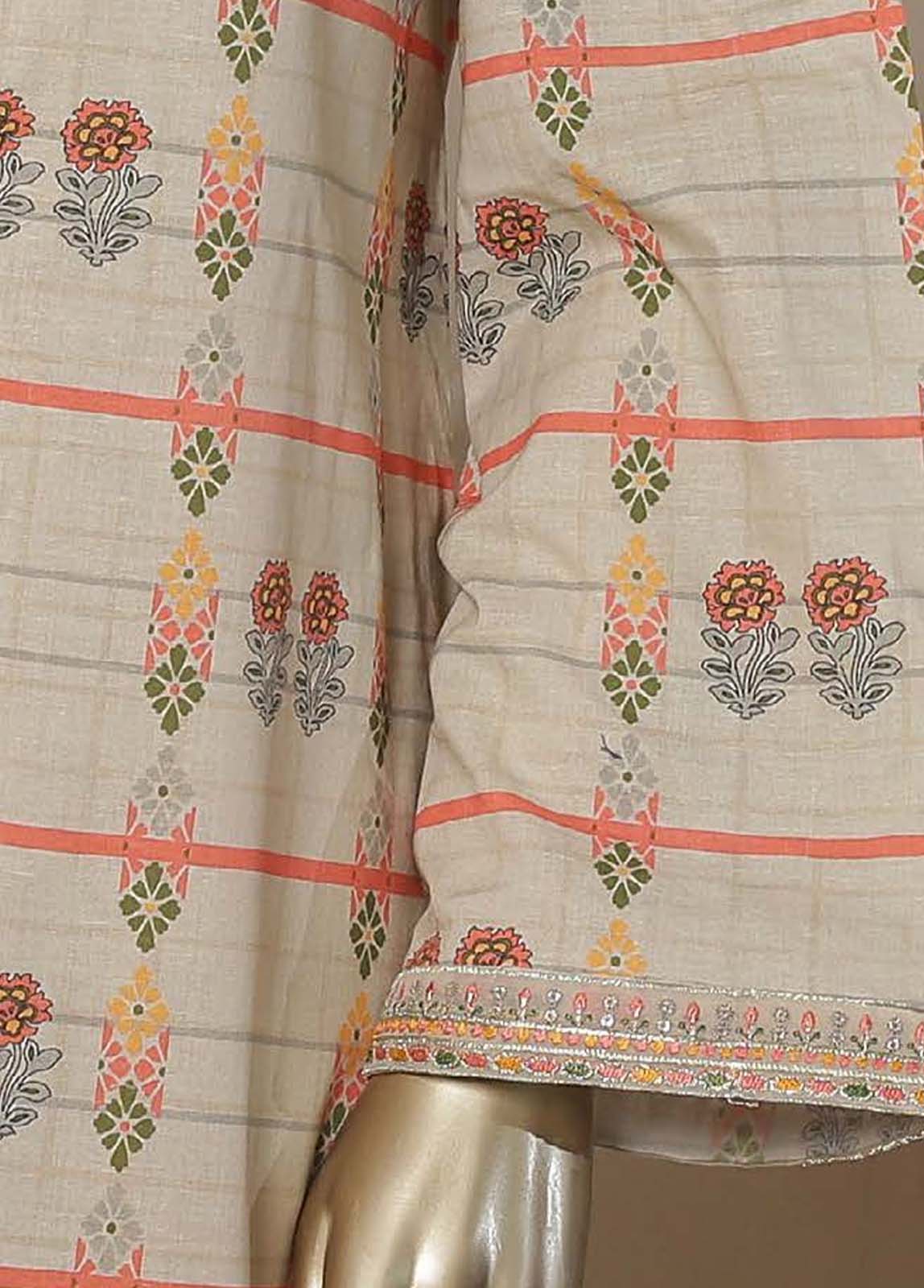 Bin Saeed Fabric - CKE-0174- 2 Piece Embroidery Lawn