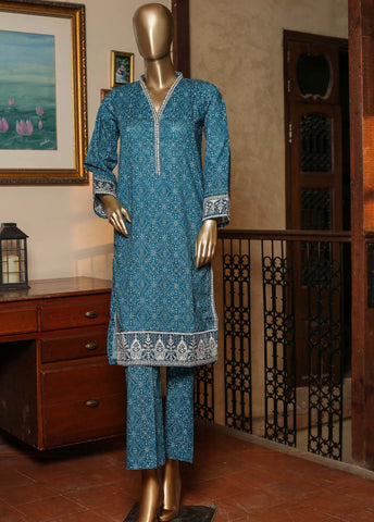 Bin Saeed Fabric - CKE-0181- 2 Piece Embroidery Lawn