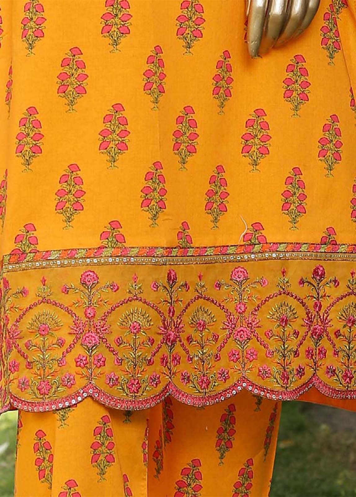 Bin Saeed Fabric - CKE-0186- 2 Piece Embroidery Lawn