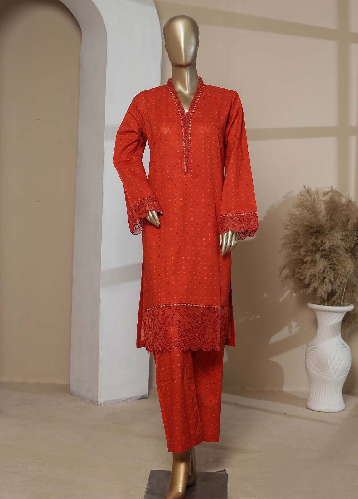 Bin Saeed Fabric - CKE-0194- 2 Piece Lawn Embroidery