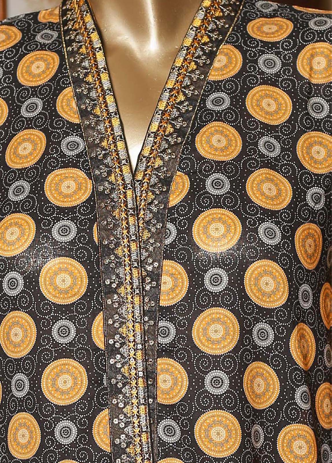 Bin Saeed Fabric - CKE-0200- 2 Piece Embroidery Lawn